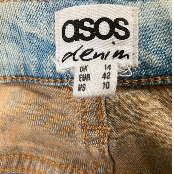 ASOS ACID WASH JEANS - Picture 4 of 4